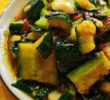 Knife-Pounded Cucumber
