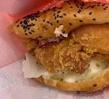 Crispy Chicken Chinese Burger