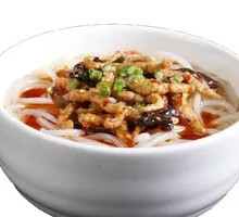 Wood Ear Mushroom and Pork Stir-Fry with Flat Noodles