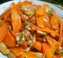 Carrot and Pork Rice Bowl