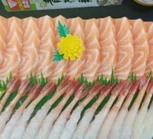 Salmon and Peeled Shrimp