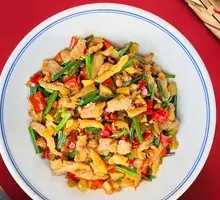 Preserved Vegetable Stir-fried Pork