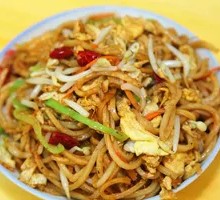 Egg and Meat Fried Noodles