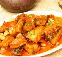Braised Crucian Carp with Rice