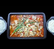 Spicy Charcoal-Grilled Frog with Rice Noodles