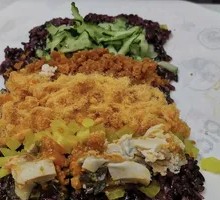 Signature Salted Egg Yolk and Pork Floss Sushi