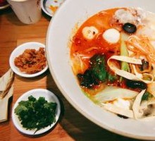 Tomato Meatball Noodle Soup