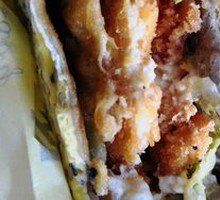 Chicken Strip Crepe Sandwich