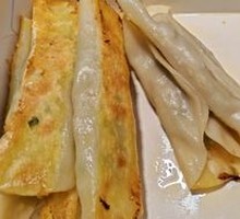 Fresh Pork and Baby Bok Choy Pan-Fried Pancake