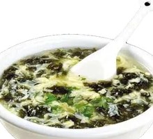 Shrimp Dried Seaweed Egg Drop Soup