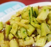 Peel cucumber