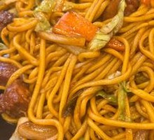Stir-Fried Noodles with Meat