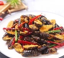 Dry-Fried Silkworm Pupae