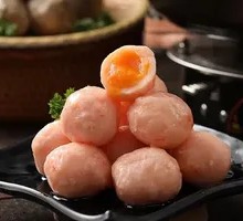 Sea Duck Egg Shrimp Dumplings