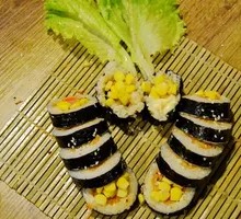 Corn Salad Sushi Roll