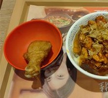 Grilled Spicy麻 Chicken Rice