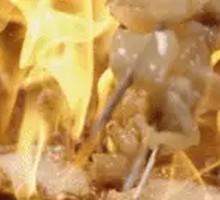 Grilled Beef Bone Membrane Skewers