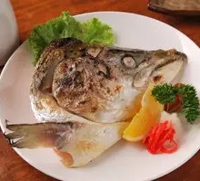 Grilled Butterfly Fish Head