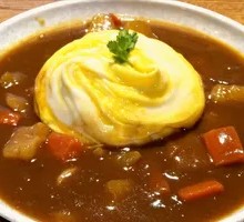 Japanese Curry Omelette Rice