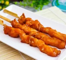 Fried Pork Skewers