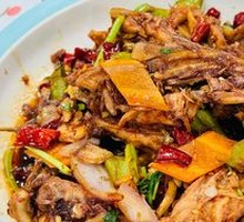 Spicy Stir-Fried Chicken Frames