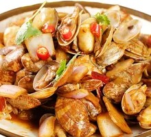 Spicy Razor Clams