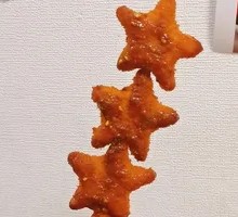 Star-shaped Chicken Skewers