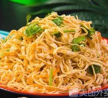 Tofu Skin with Cucumber Strips