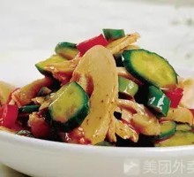 Wood Ear and Cucumber Stir-fry