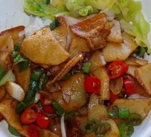 Stewed Kidney Beans and Potato Rice
