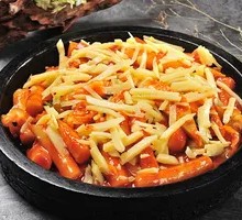 Stone Plate Cheese Rice Noodles