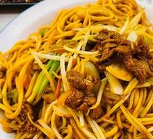 Stir-Fried Noodles with Meat