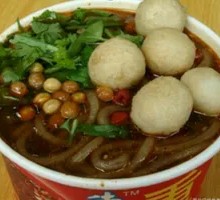 Fish Ball Spicy Noodles