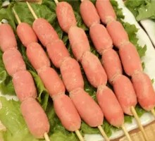Kiss Sausage Skewers