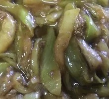 Minced Pork with Eggplant Strips