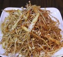 Shredded Pork with Golden Needle Mushrooms