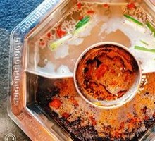 Red and White鸳鸯 Pot
