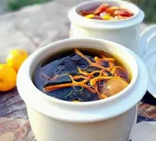 Bird's Nest Mushroom Chicken Soup