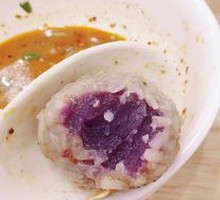 Purple Sweet Potato Glutinous Rice Balls