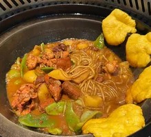 Pork Rib and Chicken Chunk Pot