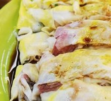 Sausage and Egg Rice Noodle Roll