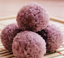 Purple Sweet Potato Sticky Rice