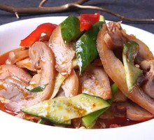 Pork Ear with Cucumber Salad