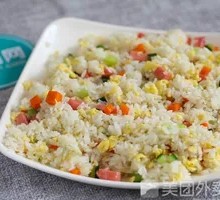 Grilled Sausage Fried Rice