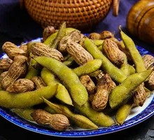 水煮毛豆花生