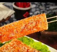 烤年糕串