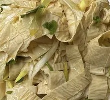 Scallion Tofu Skin Salad