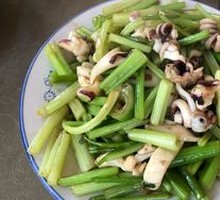 Celery Squid Stir-Fry