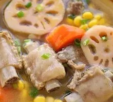 Lotus Root and Corn Pork Rib Soup