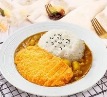 Crispy Chicken Cutlet Curry Rice